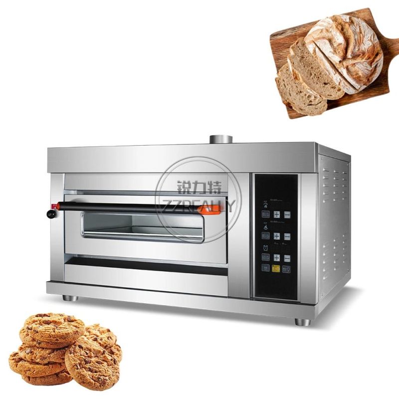 Multifunctional Cake Bread Pizza Cake Steam Baking Oven Commercial Bakery Machines 1 Deck 1 Tray Gas Oven Kitchen Equipment