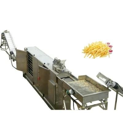 Electric Automatic French Fries Potato Chips Sticks Processing Potato Finger Snack Food ...