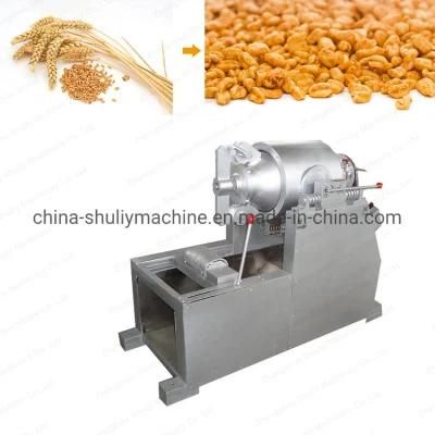Automatic Grain Cake Air Popping Puffing Machine Cereal Corn Wheat Making Puffed Rice ...