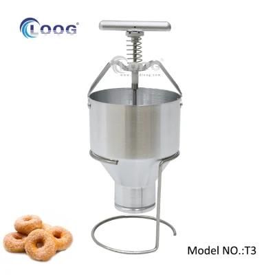 Commercial Snack Machines Stainless Steel Manual Donut Maker Machine Donut Dropper ...