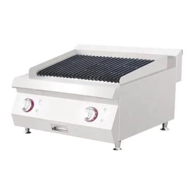 220-240V 50Hz 6kw Commercial Indoor Electric Lava Rock Grill