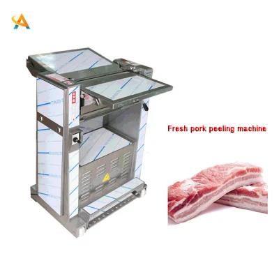 Commercial Pork Skin Removed Cutting Machine Pig Meat Peeling Machine