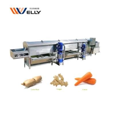 High Efficiency Low Cost Carrot Cleaning Washing Machine Vegetable Washing Machine ...