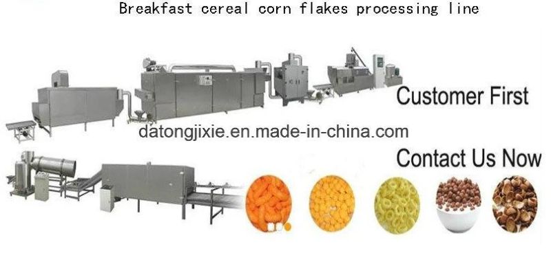 New Products Automatic Extruded Corn Flakes Machinery