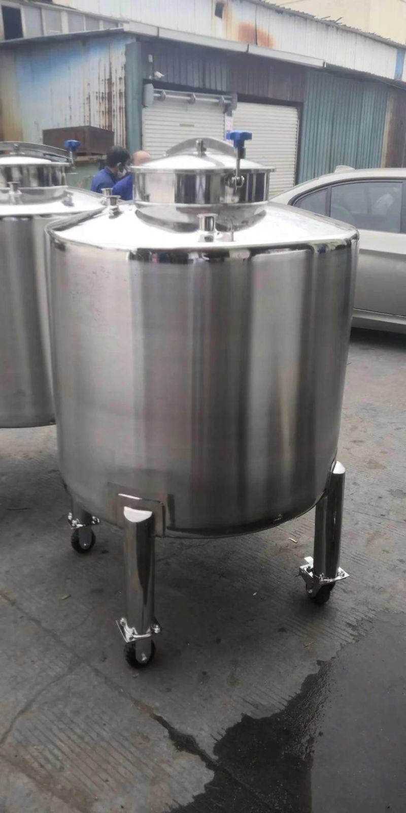 5000L Sanitary Steam Hot Water Electricity Cooling Heating Mixing Tank Price
