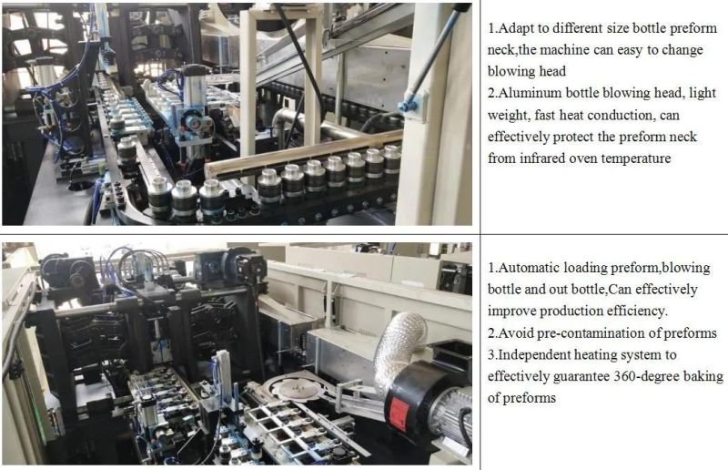 High Speed Full Servo Pet Beverage Bottle Blow Molding Machine