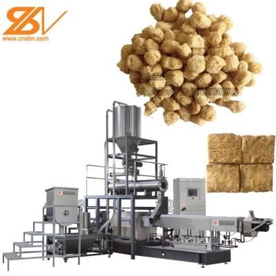 Soya Nugget Extruder Fiber Soya Nugget Machine Fiber Soya Protein Processing Line