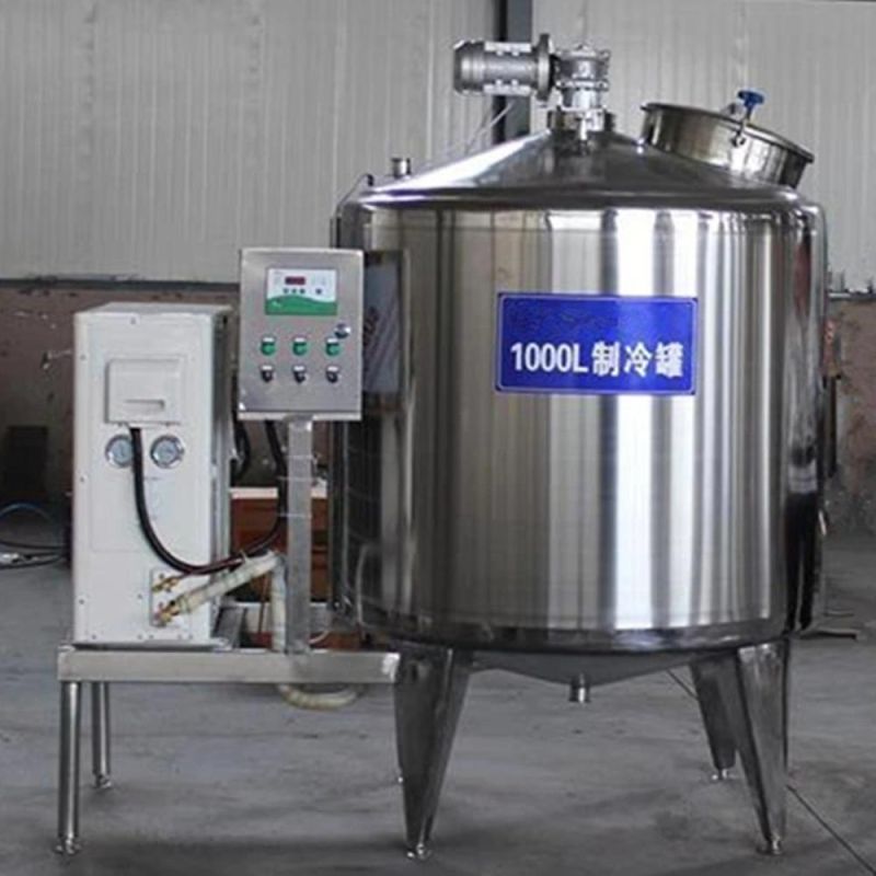 Food Grade Stainless Steel Milk Cooling Storage Tank Price