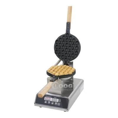 Commercial Electric 110V /220V Non-Stick Pan Egg Bubble Waffle Maker Eggettes Puff Cake ...