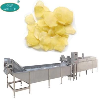 Conveyor Belt Scalding and Blanching Machinery Potato Chips Blancher Machine