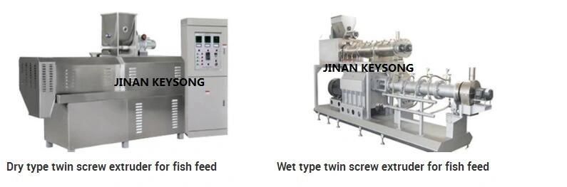 Floating Fish Food Pellet Processing Making Extruder