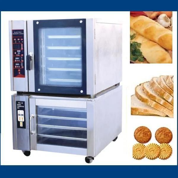 Commercial Bread Biscuit Cake Convection Oven Pizza Snack Baking Bakery Equipment Bakery Food Complete Line Equipment 5 Trays Baking Oven