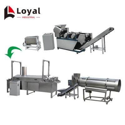 Automatic Extruded Frying Chips Production Line Fried Dough Food Snacks Food Making ...