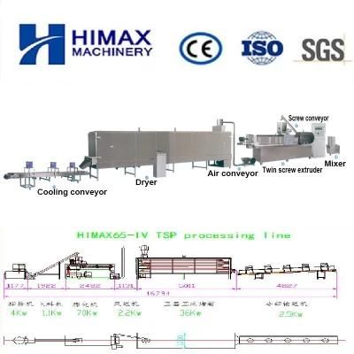 Industrial Isolated Soy Protein Extrusion Production Line CE Hot Sale