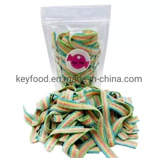 CE Approved Automatic Sour Rainbow Licorice Belt Candy Production Line