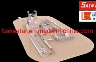 Automatic Sliced Toast Bread Production Line Making Machine Price