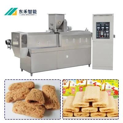 2021 Wheat Flour Fried Snack Filling Food Machine Food Extruder Production Line