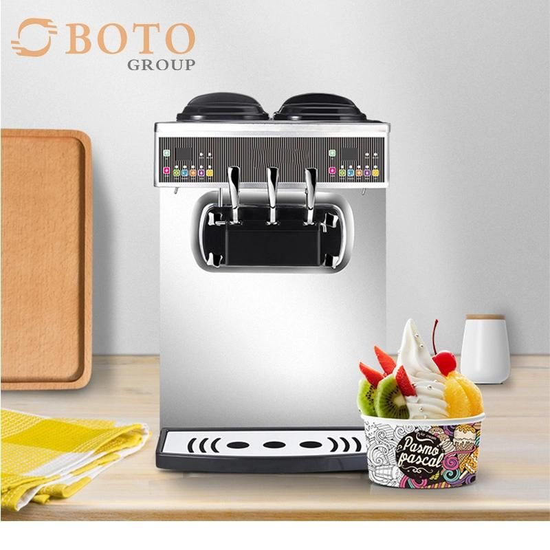 Different Flavor Stainless Steel Frozen Yogurt Machine Commercial Using Ice Machine Price Soft Serve Ice Cream Machine