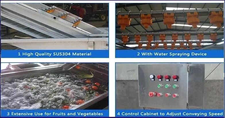Food Processing Machinery Fruit Sorting Grading Washing Equipment