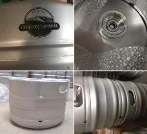 15.5 Gallon 30L 50L 60L Stainless Steel Beer Keg for Argentina Beer Manufacturer