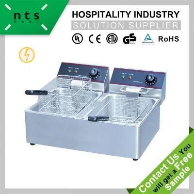 Countertop 2 Tank Electric Fryer (2 Baskets)