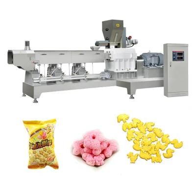 Hot Sale Good Quality Chocolate Chips Corn Puffs Snack Food Making Machine