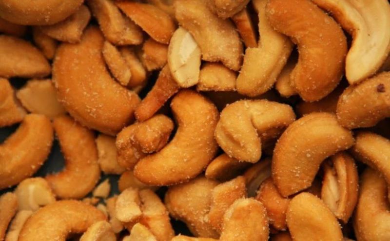 Belt Conveyor Gas Fryer Machine Cashew Nuts Gas Deep Fryer