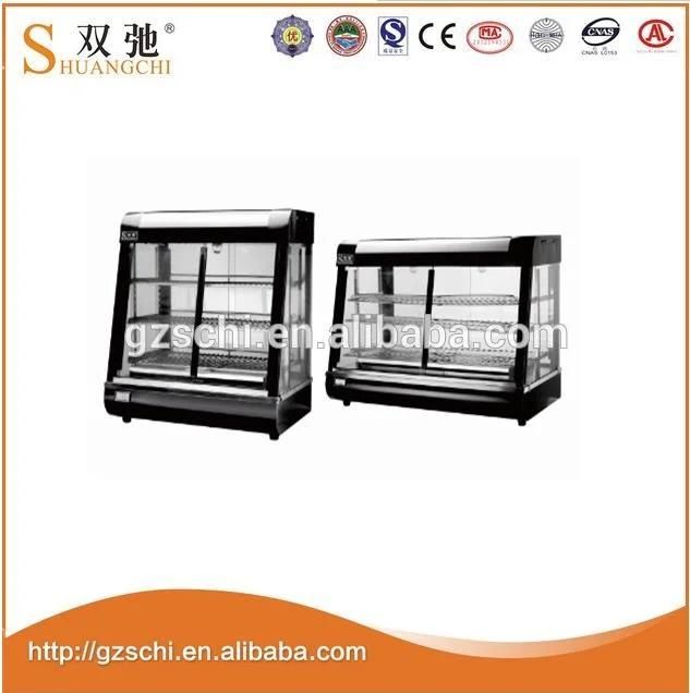 Popular Wholesale Commercial Glass Food Warming Showcase