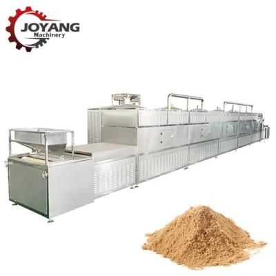 Tunnel Bean Powder Soy Flour Microwave Drying Sterilization Machine