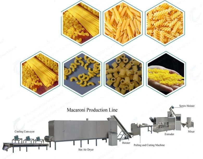 Automatic Pasta Macaroni Speghetti Food Machinery