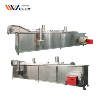 Preboiling Food Blanching Machine Steam Blanching Machine for Food Processing