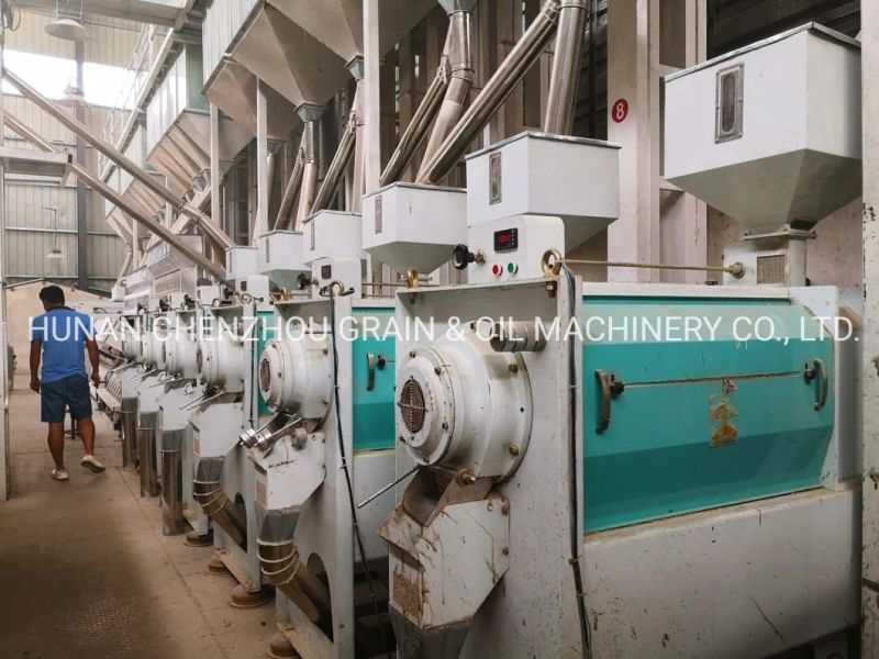 High Quality Clj 50-100tpd Maize Processing Turnkey Project Corn Milling Machine