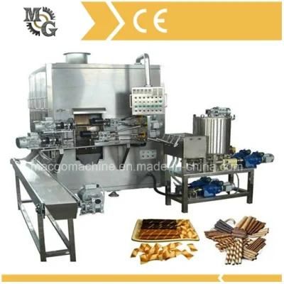 Wafer Stick Roll Forming Packaging Machine/Full Automatic Snack Egg Roll Machine