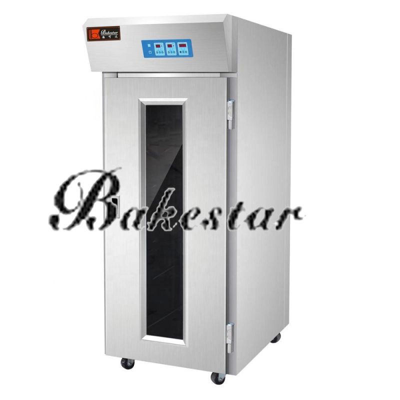 High Quality 36trays Stainless Steel Automatic Bread Dough Proofer with Humidity and Steamer