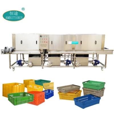 Industrial Chicken Farm Crate Trays Bins Basket Tray Washer Washing Machine