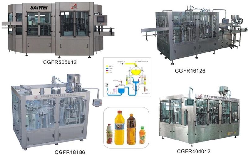 3 in 1 Juice/Tea Hot Filling Machine/Hot Filling Processing Equipment