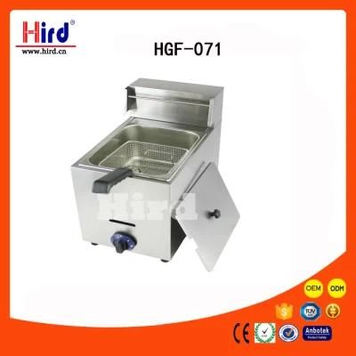 Gas Deep Fryer (Hgf-71) Single Tank Ce Bakery Equipment BBQ Catering Equipment Food ...