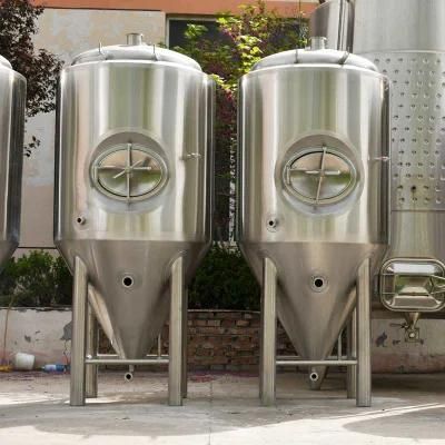 500L 1000L Beer Fermenter Conical Cooling Tank