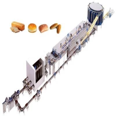 High Capacity Bun Bread Making Burgers Round Bread Automatic Production Line