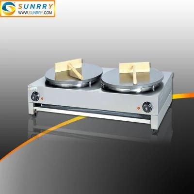 Electric Crepes Maker with Doubel Plates Industrial Crepe Makers Grill