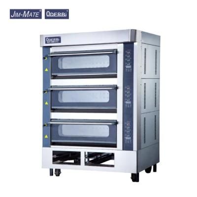 Furnace 3 Deck 6 Trays Electric Commercial Electric Baking Ovens