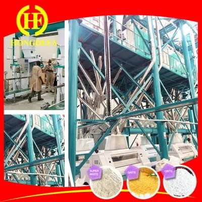 120t Per 24h Automatic Maize Milling Machine