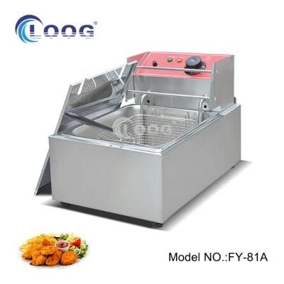 China Manufacturer Restaurant Equipment Best Stainless Steel Single Tank Chicken Fat Fryer ...