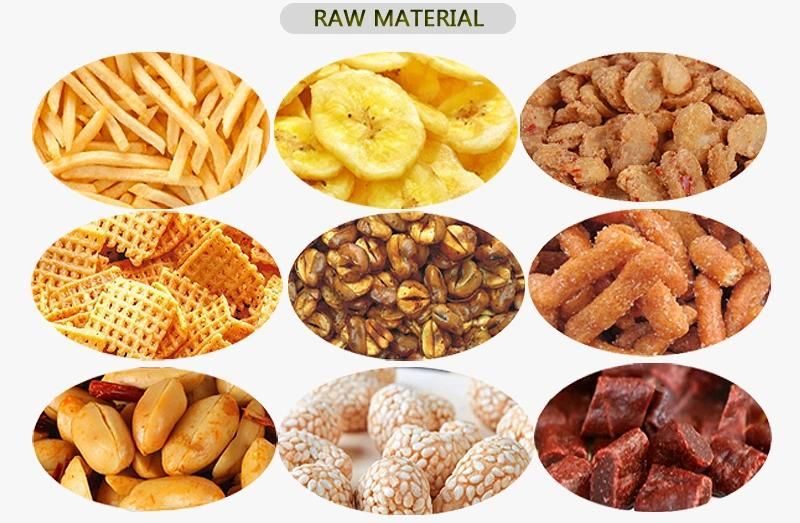 Octangle Seasoning Flavoring Machine for Tea Snack Potato Chips Nut Popcorn Peanut