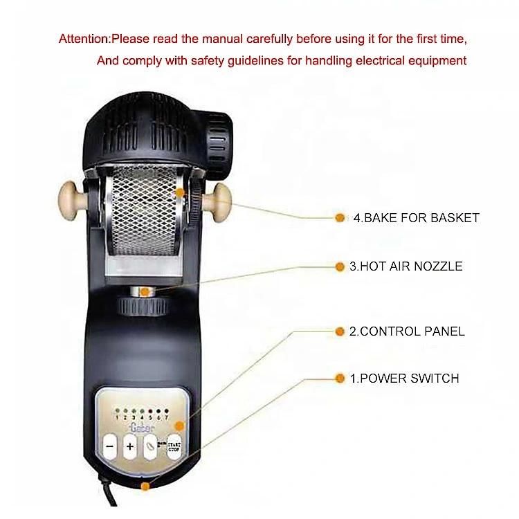 Home Use Coffee Beans Roaster Electric Nuts Coffee Roaster Machine