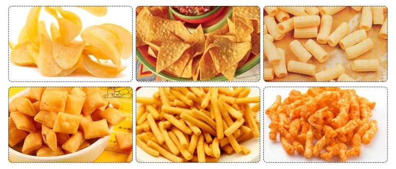 Industrial Frying Pellet Chips Snack Food Making Machine Fried Chips Continous Frying Machine for Sale