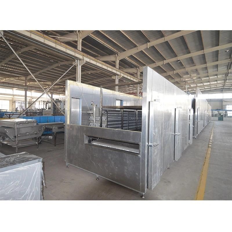 IQF Commercial Tunnel Quick Freezer Blast Freezing Spiral Freezer Machine for Seafood