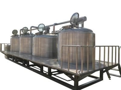 1000L Beer Brewery Line Draft Beer Brew Equipment Brewery System Mash Tun Brew Kettle