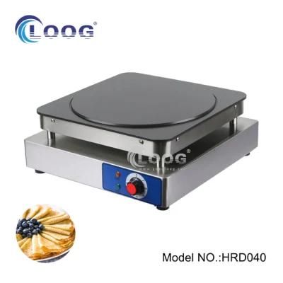 Kitchen Equipment Manufacturer Commercial Round Plate Crepe Making Machine Electric ...
