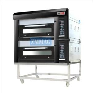 2 Layers and 4 Trays Gas Luxurious Deck Industrial Bakery Oven (ZMC-204M)